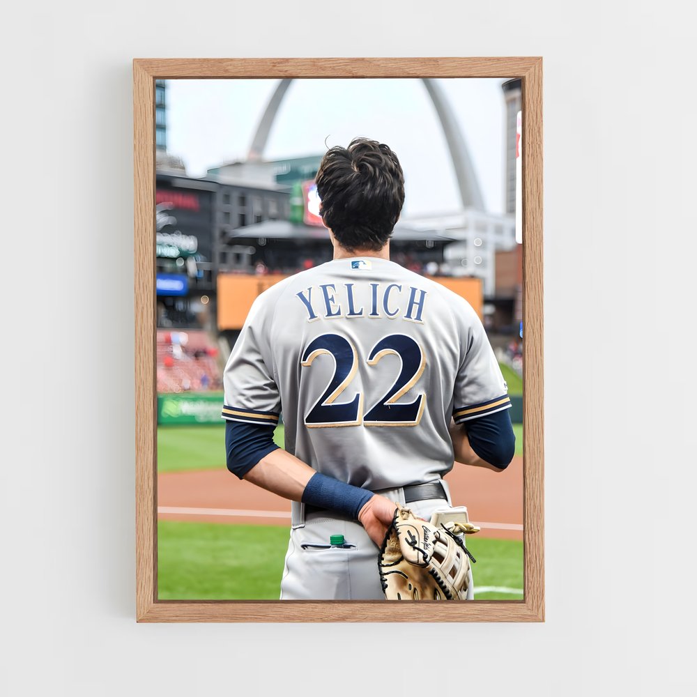 Poster Christian au Marbre – affiche Baseball (vue 4)